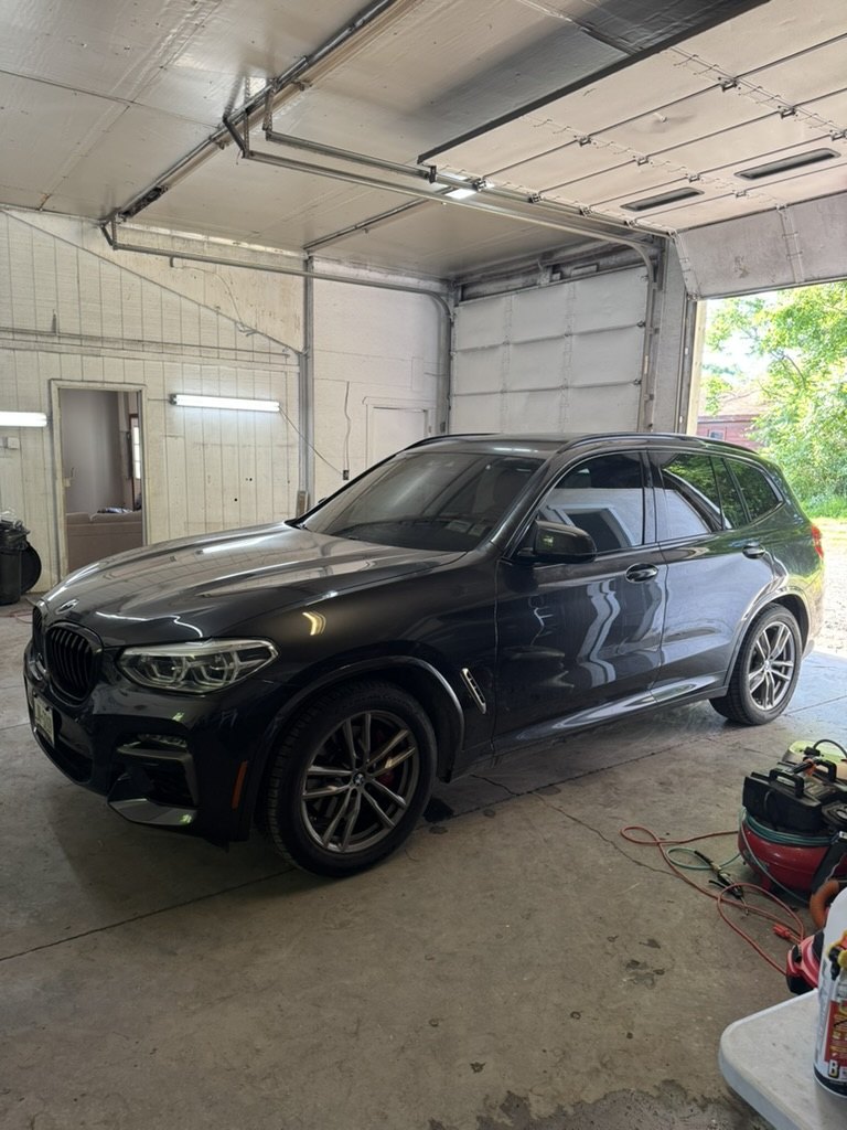 BMW X3 with fresh window tint